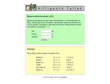 Tablet Screenshot of billigaste-fyllan.rlvision.com